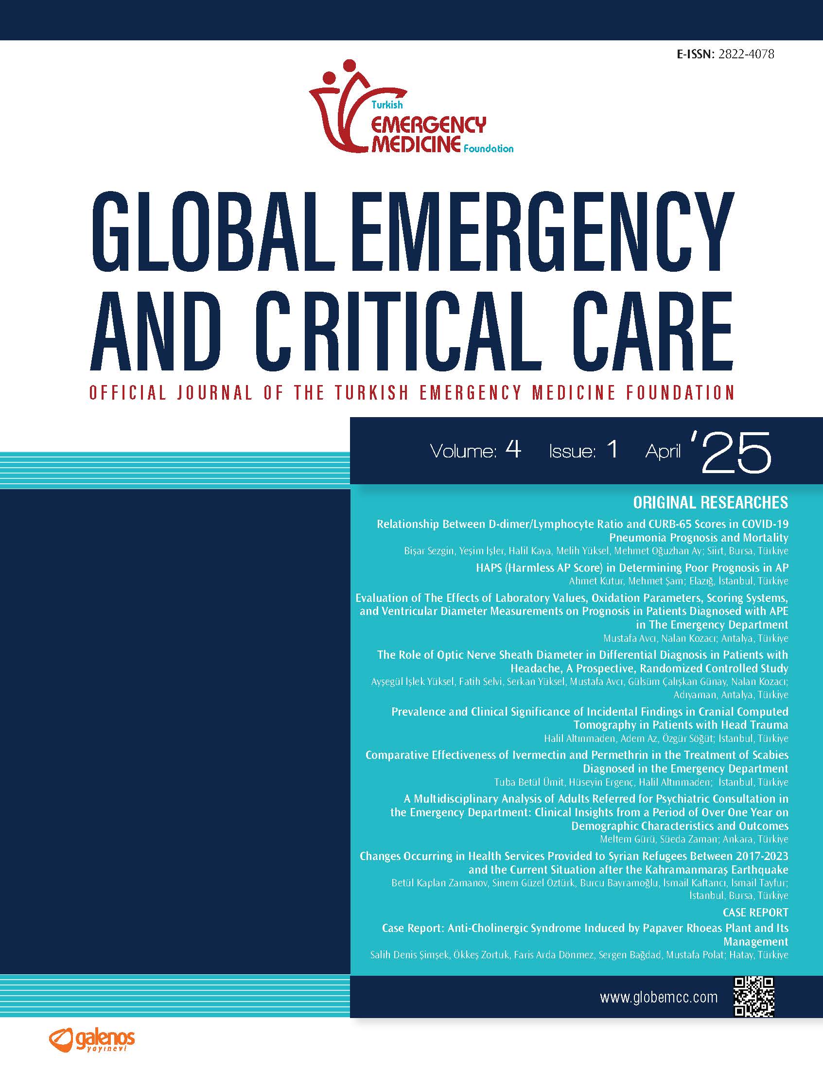 The Global Emergency and Critical Care – Issue cover