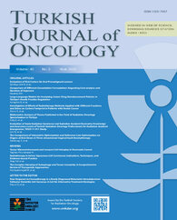 Turkish Journal of Oncology – Current Issue Cover